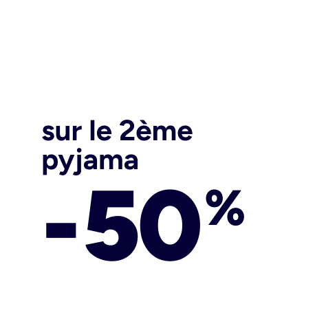2ème pyjama à -50%