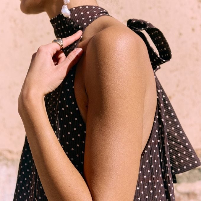 Robe à pois femme tendance été 2026