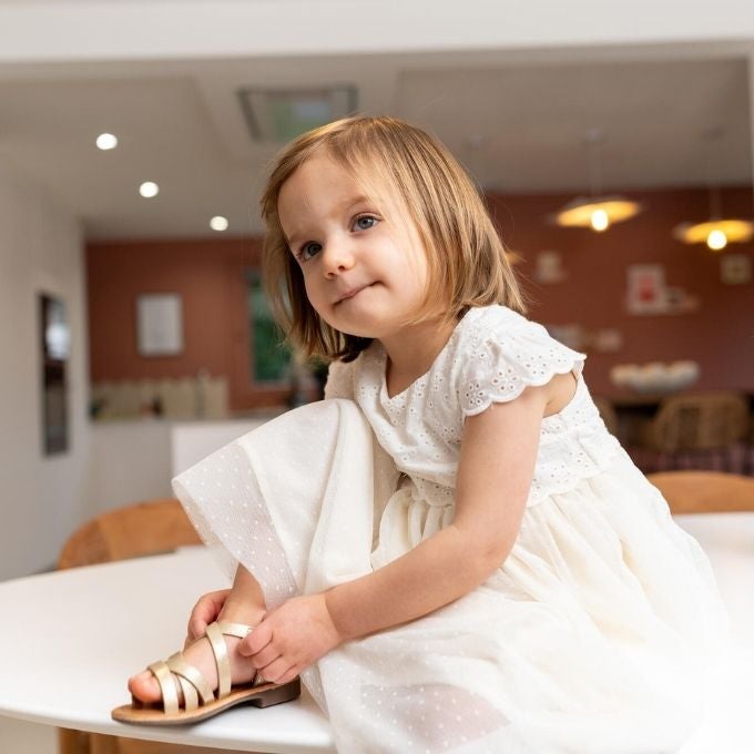 Choisir la bonne pointure de sandales pour des enfants